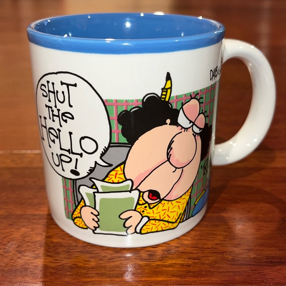 “Mug shots” 1987 by Dabagian, Mug  great for the office